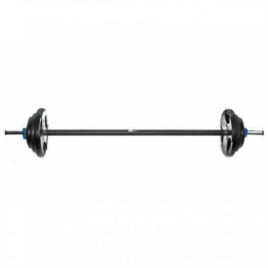 Zestaw do Body Pump ogumowany czarny