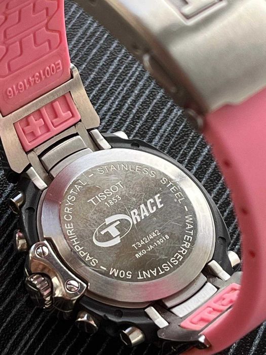 Relógio Feminino Tissot T-Race (original) – Rosa/Prateado