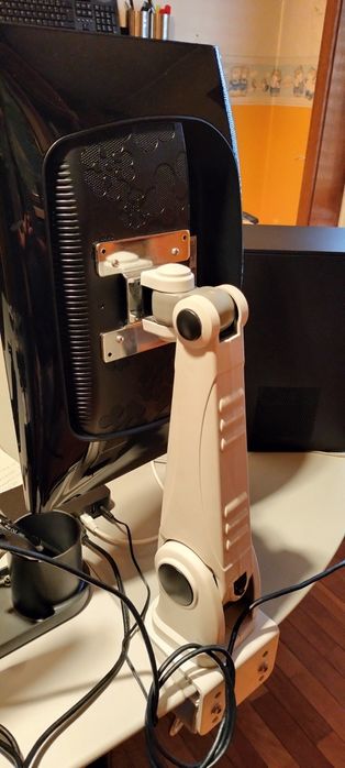 Suporte de secretária + monitor Samsung