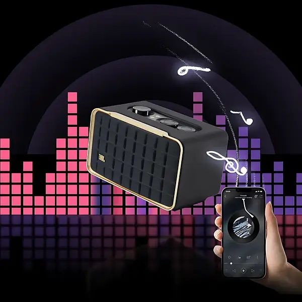 Гучна UBL колонка AU200, Bluetooth колонка у ретро стилі 90 Вт