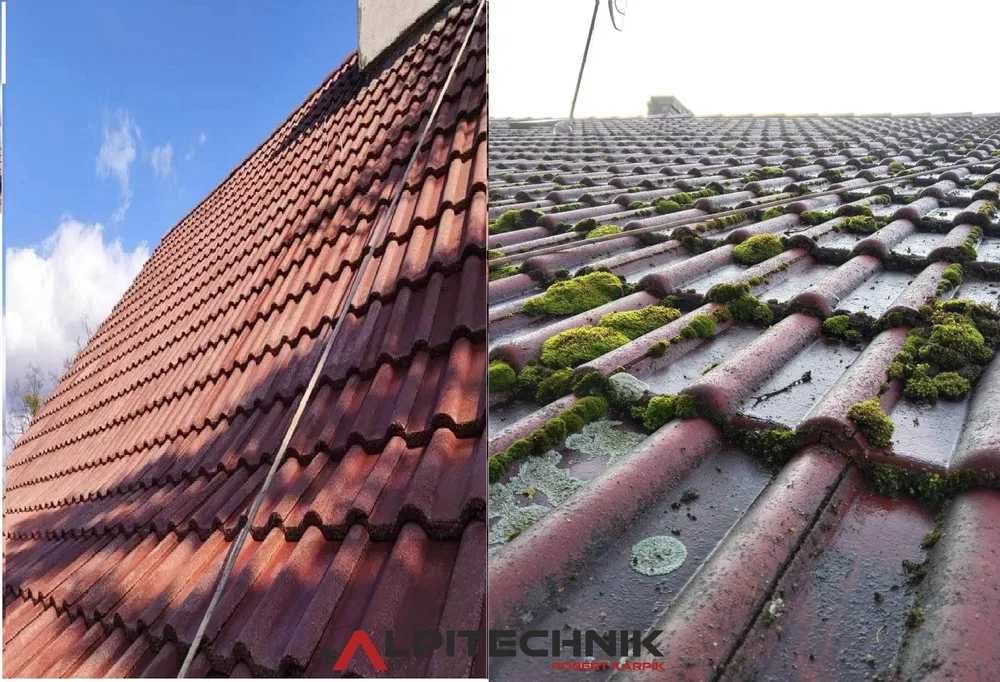 Mycie dachów kostki brukowej elewacji ALPITECHNIK