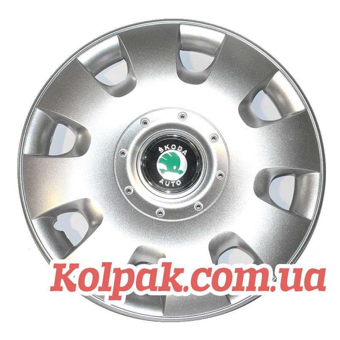 Колпаки на колёса SKODA ковпаки на колеса ШКОДА R15 під оригінал