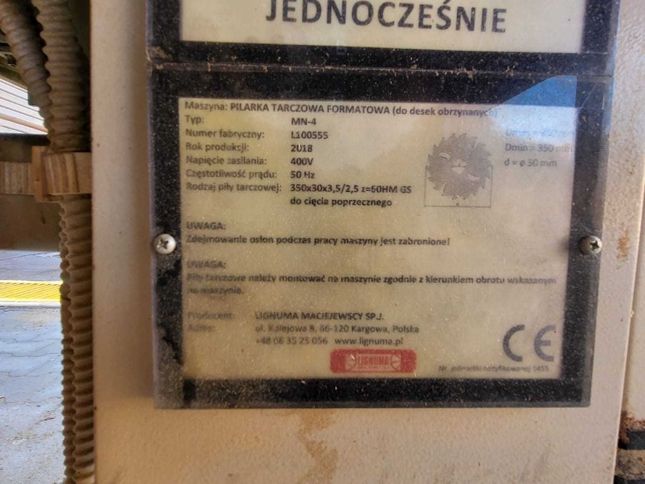 Formatówk 4 piłowa Lignuma