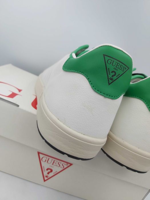NOWE sneakersy GUESS rozmiar 46 białe zielone trampki