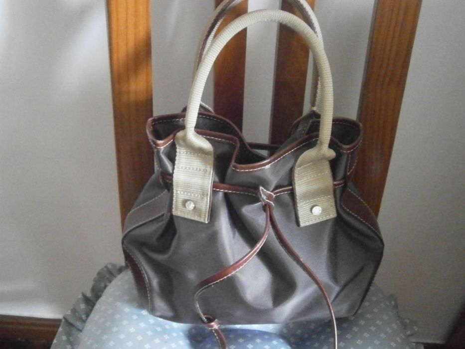 Mala original LANCEL, castanha, com dustbag (c/NOVA)