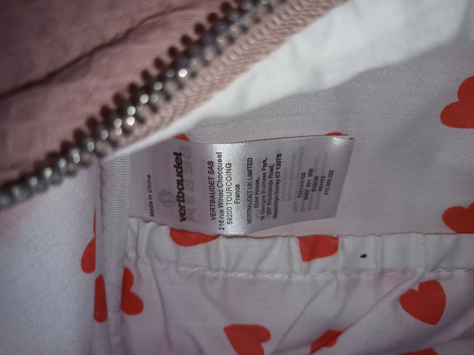 Mala de maternidade/passeio rosa, vertbaudet