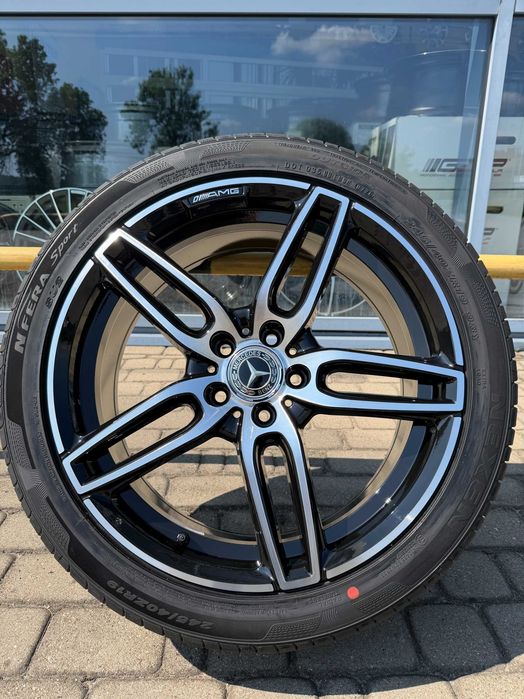 Nowe koła Mercedes 19 cali klasa E 214 S 222 czarny połysk AMG