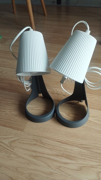 2 lampki na biurko ikea