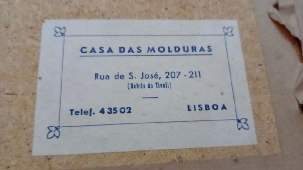 Gravura Antiga – Emoldurada