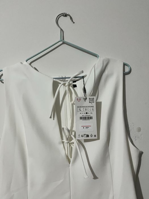 Vestido branco zara nunca usado