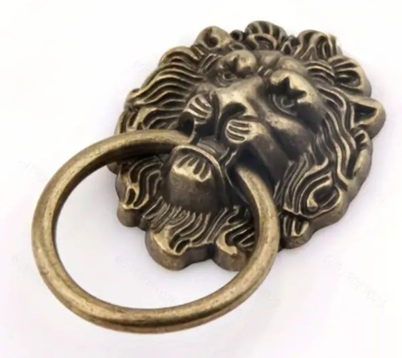 Par de Puxadores Cabeça de Leão