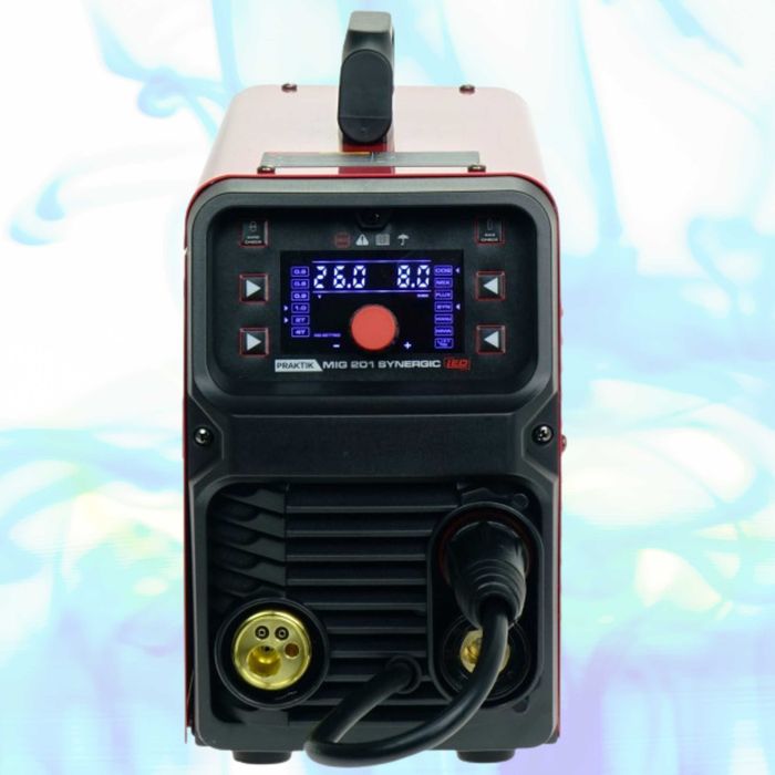 Spawarka Migomat PRAKTIK MIG201 SYNERGIC LED 200A CPKsochaczew