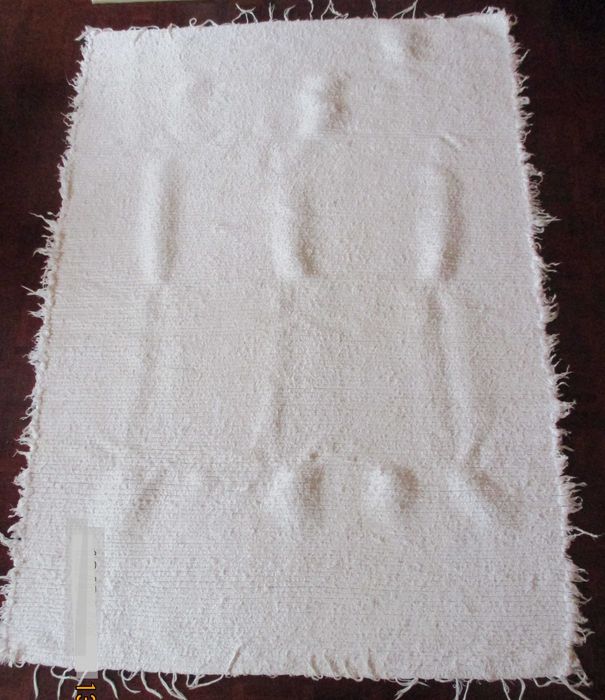Grandes Tapetes de Tear - 2 em Branco + 1 em Verde