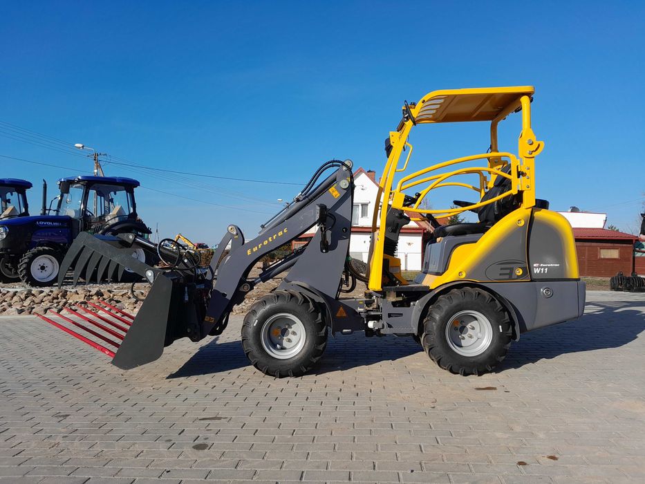 Ładowarka przegubowa EUROTRAC W11 [Silnik Kubota 26KM] Szerokość 110cm