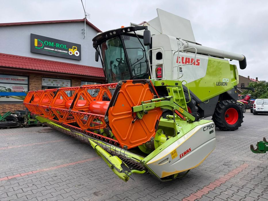 Claas LEXION 670 660  650 JOHN DEERE SERI T 670  CLAAS LEXION 670 C 750  krajowy