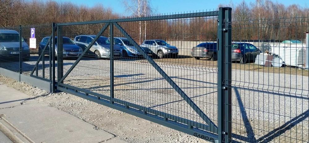 Brama przesuwna panelowa wys 1,5m/5m plus inne długości i wysokości