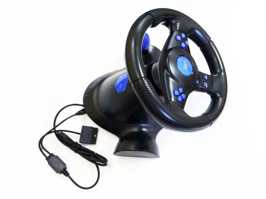 Продам игровой руль vibration steering wheel