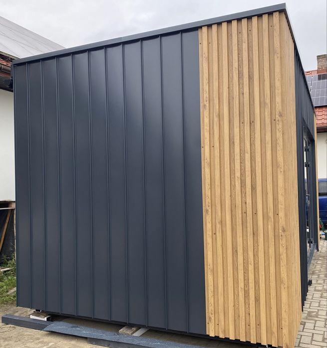 Pawilon z płyt PIR 6x3 m i na zamówienie Handlowy Biurowy mieszkalny