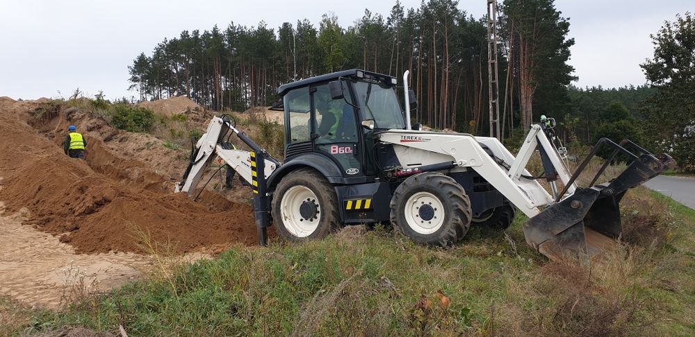Koparko ładowarka terex 860