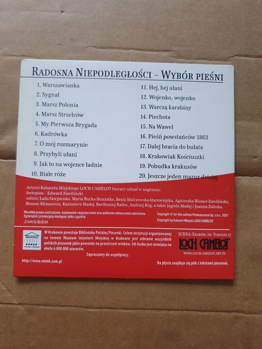 Pieśni patriotyczne radosna niepodległośc loch cameloti