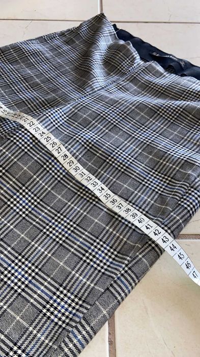 Zara Basic Plaid Trousers