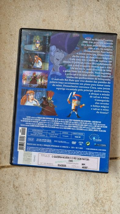 Dvd quebra nozes e o rei dos ratos