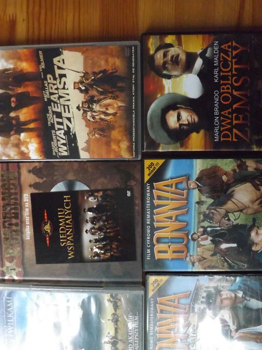 Western, Bonanza, McLintock, Eskorta, 7 wspaniałych i inne dvd film