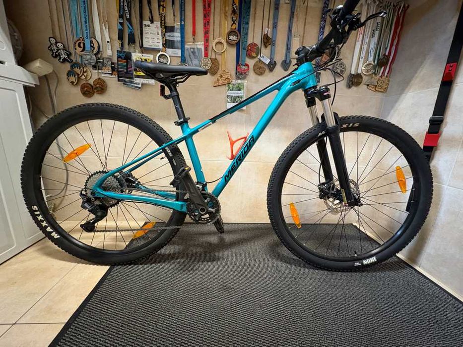 Rower MTB Merida Big Nine 300 Lite rama S, koło 29", Shimano Deore, zielony. IDEALNY STAN