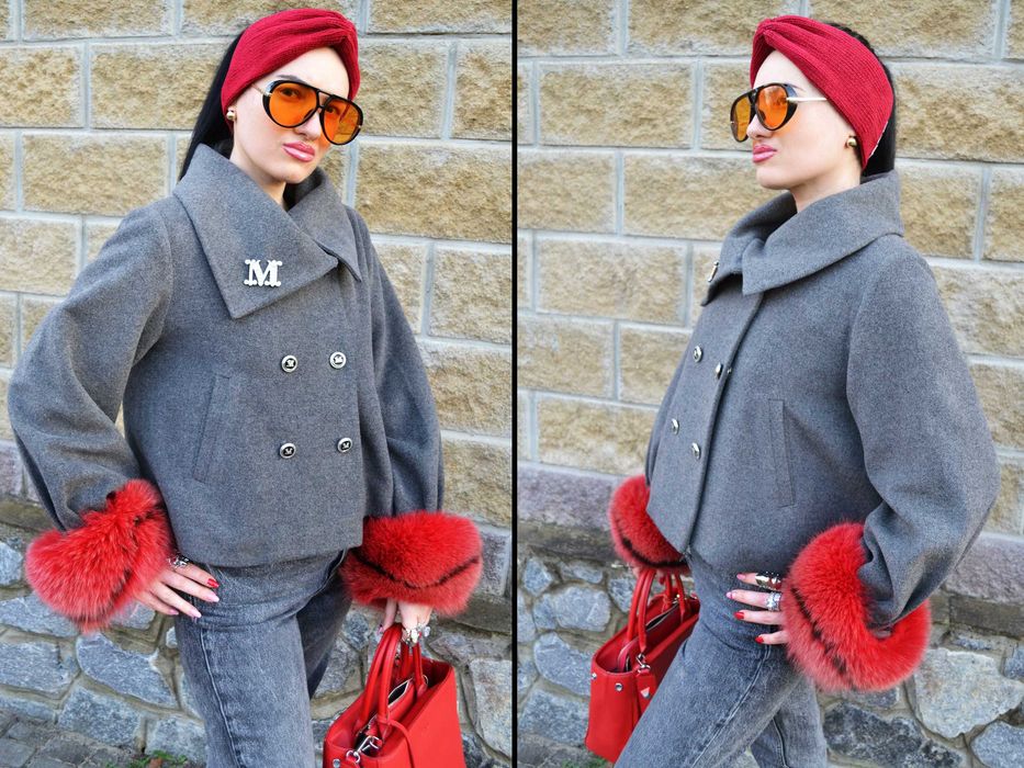 Роскошное шерстяное полу - пальто пиджак жакет куртка  Max Mara