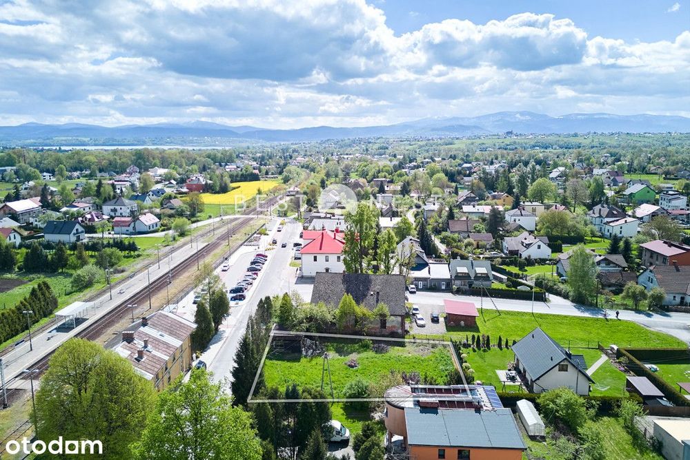 Działka budowlo-usługowa w centrum Łodygowic
