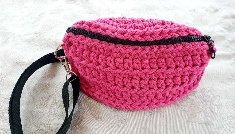 Nerka torebka ze sznurka handmade