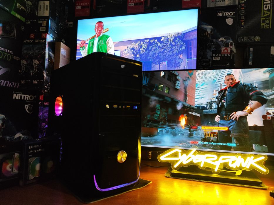 видеокарта 8 гб.Игровой системный блок,пк,компьютер rx 470,intel i5