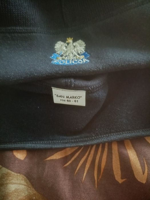 Czapka policyjna zimowa uszatka