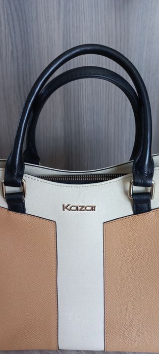 Torebka kuferek Kazar skóra jak nowa