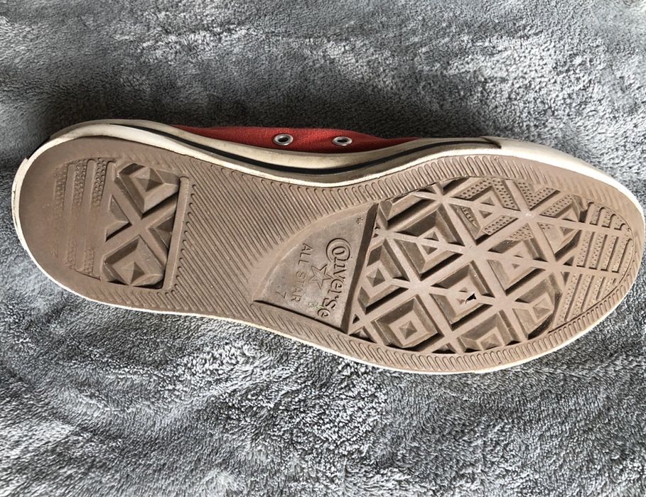 Oryginalne trampki Converse krótkie czerwone