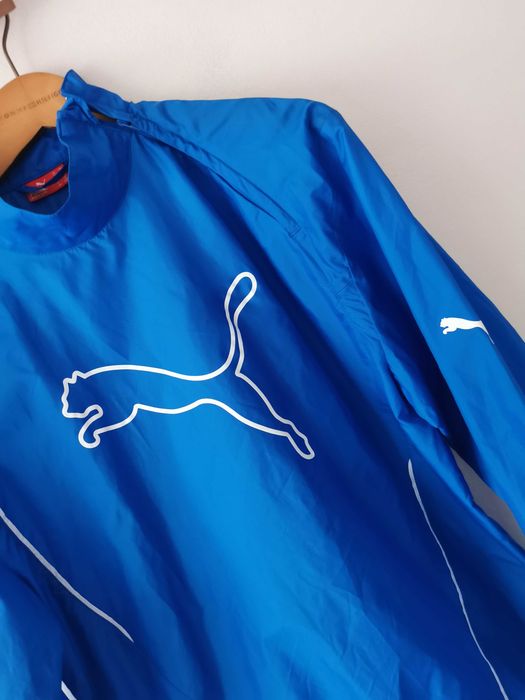 Puma kurtka cienka lekka męska sportowa logowana IDEAŁ ORYGINAŁ M/L