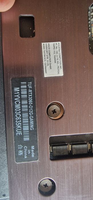 ASUS TUF Gaming GeForce RTX 3060 OC