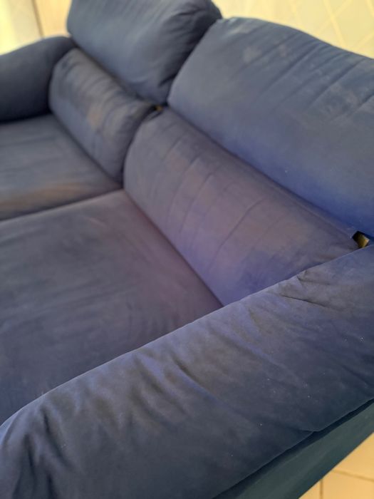 sofá em microfibra