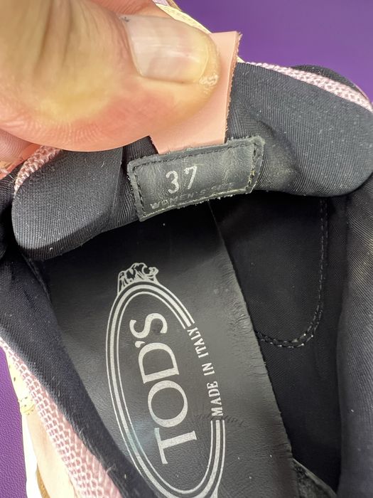 Шкіряні кросівки Tod's оригінал 37 розмір Італія