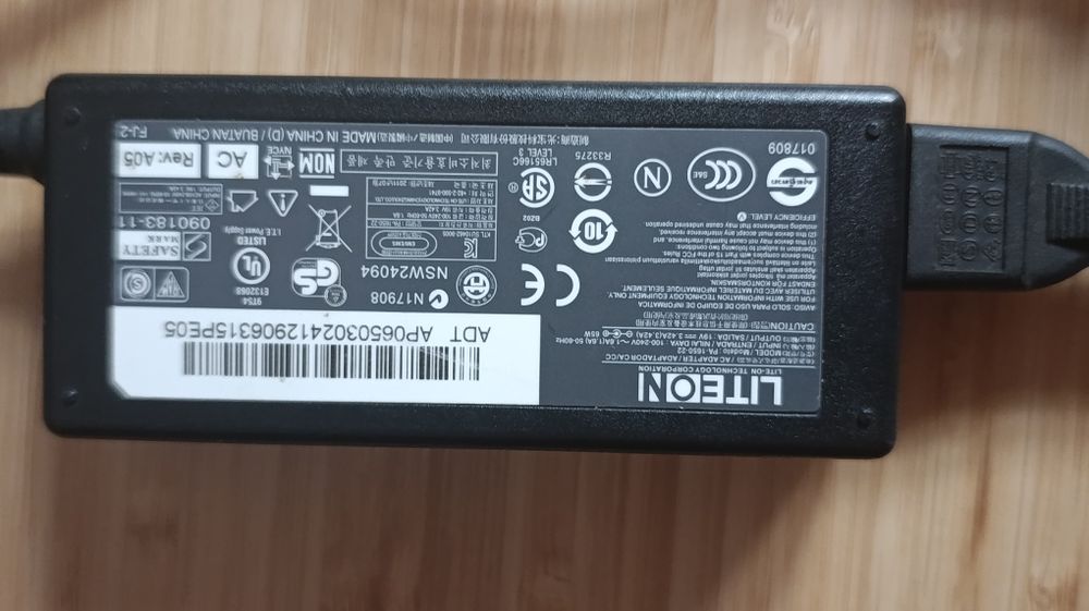 Carregador Acer LiteOn 65W