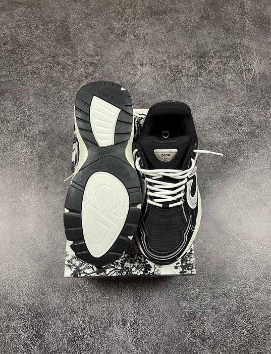 (БЕЗ ПЕРЕДОПЛАТИ) Dior B30 Black White Діор 530 чорні білі