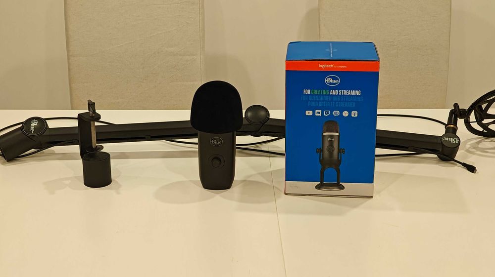 Microfone Blue Yeti X + Blue Compass (Suporte Articulado) - Como Novos