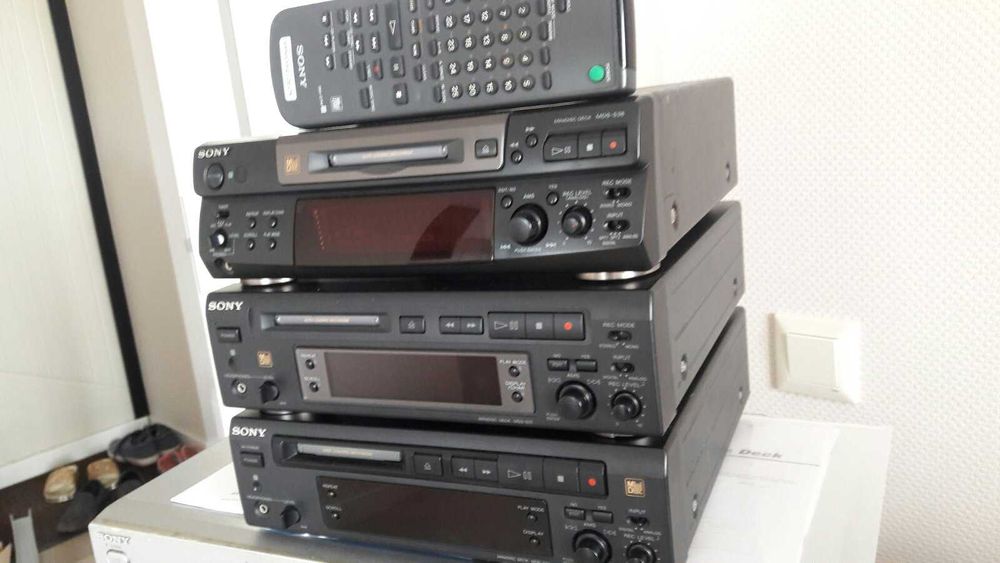 мини дисковая дека - Sony-MDS-38\37\ пульт\паспорт\-состояние как новые!-гарантия.