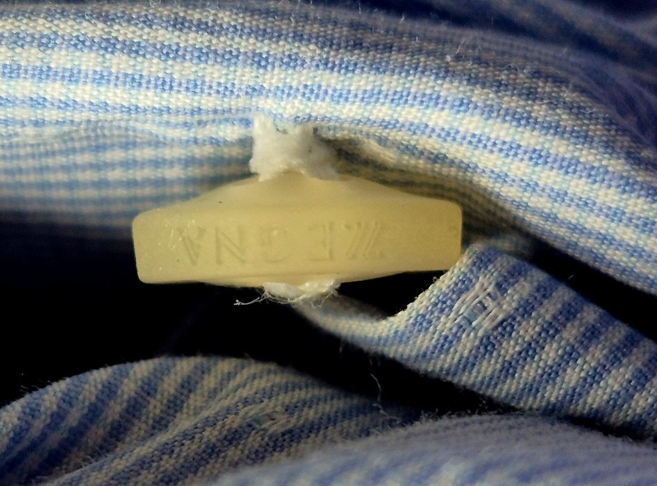 ZEGNA roz. S stretch koszula premium bawełna super stan extralekka
