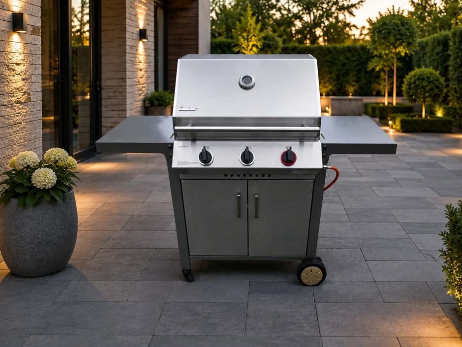 Duży grill gazowy