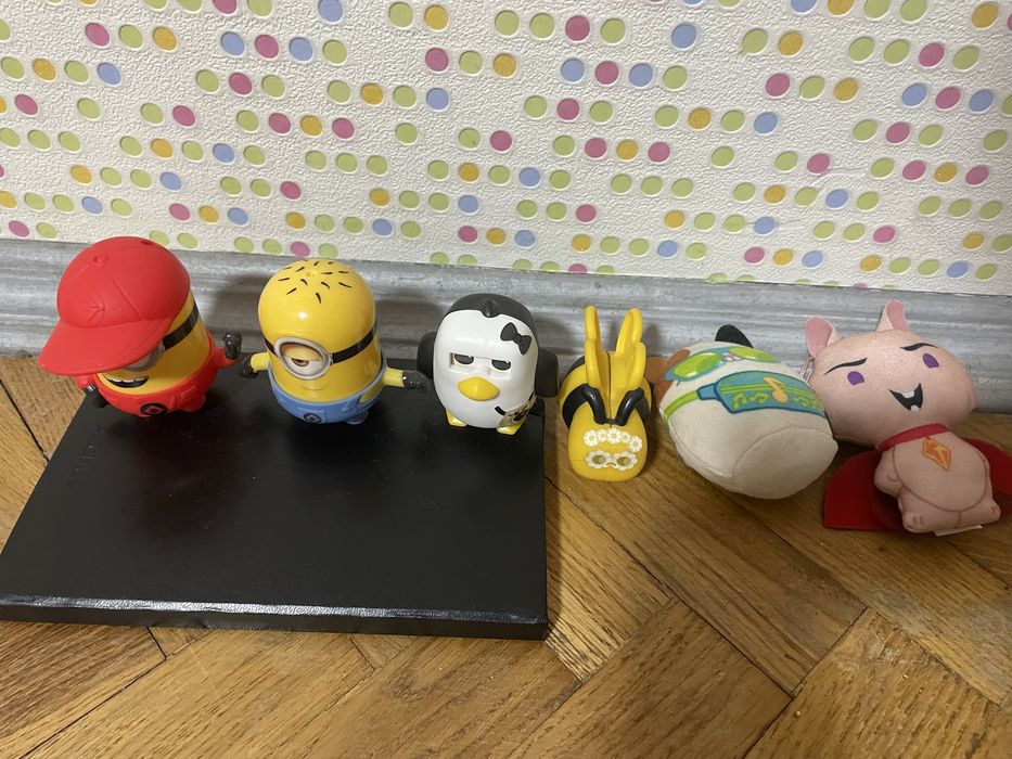 іграшки міньон з макдональдс мʼякі mcdonalds