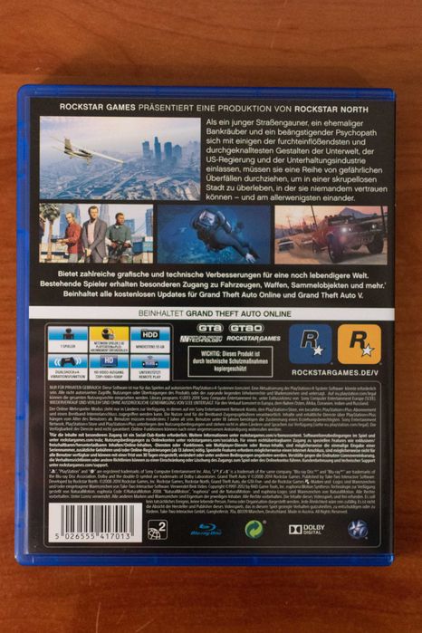 Grand Theft Auto V (PlayStation 4)
