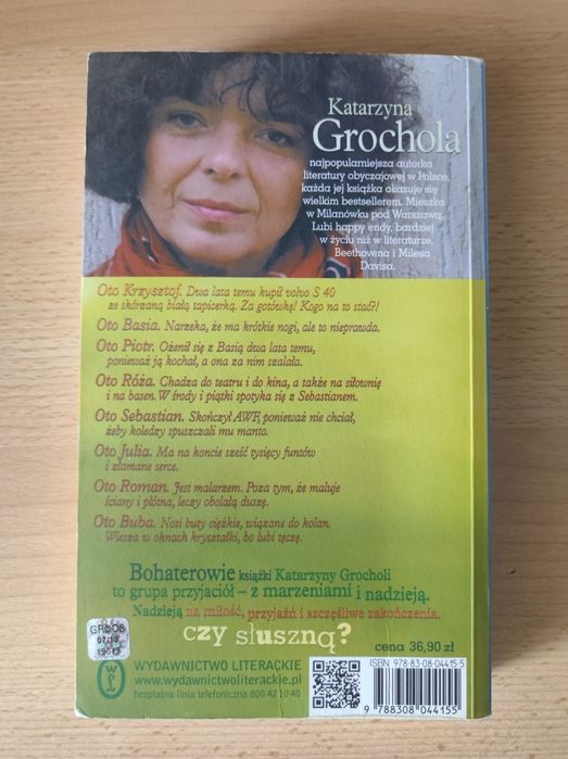 Katarzyna Grochola, "Osobowość ćmy"