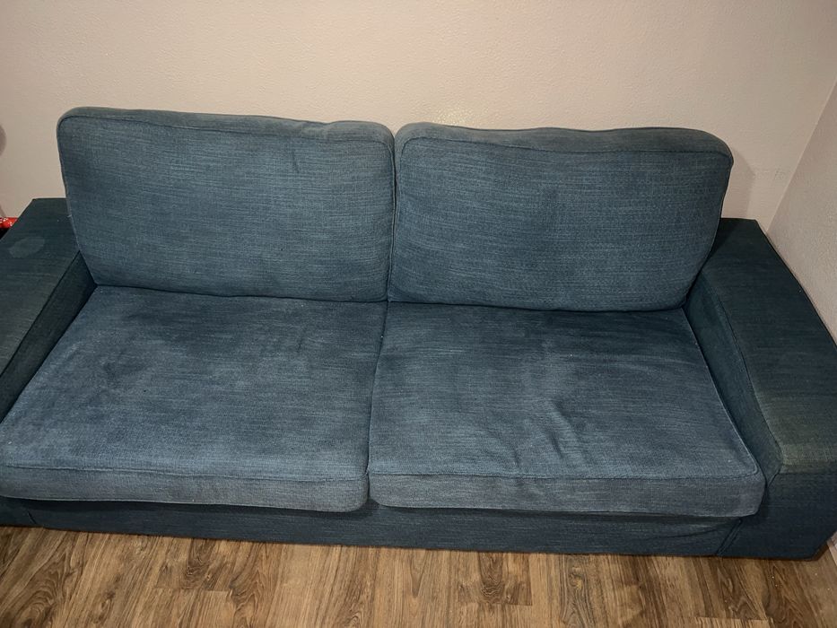 Sofá Azul Marca IKEA