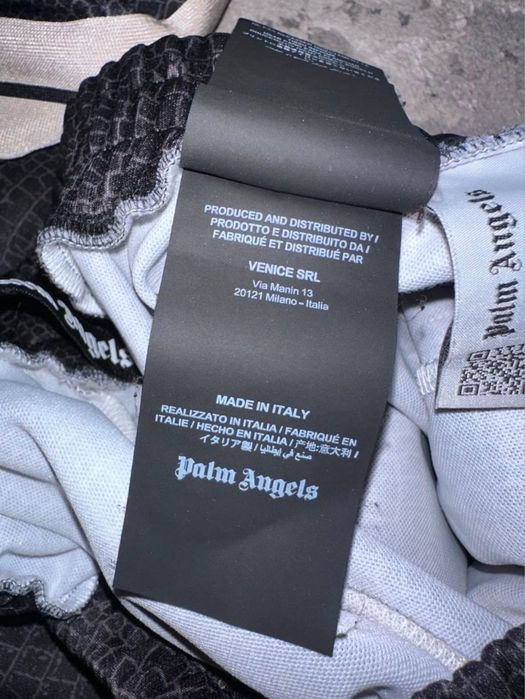 Palm Angels Croc-Effect Track Suit